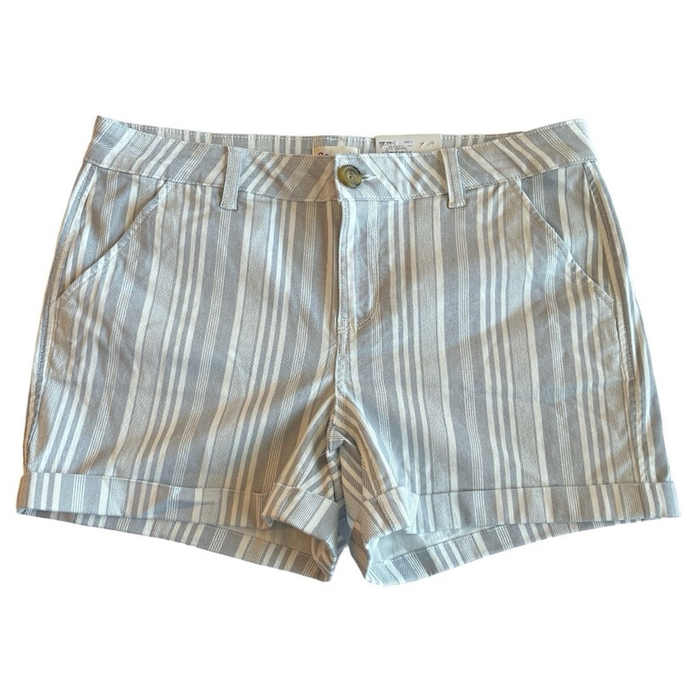 NWT SO Shorts Chambray Midi Low Rise Stretch Juniors 11